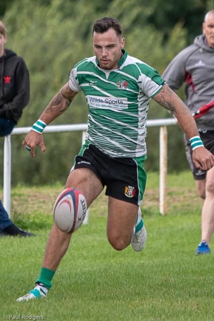 Liam Price - try for Whitland in narrow defeat